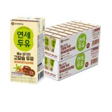 연세우유 뼈를 생각한 고칼슘 두유 호두 & 아몬드, 180ml, 48개