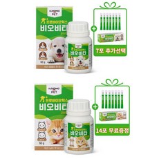 일동펫 비오비타 강아지 프로바이오틱스 유산균 60g 변비 설사, 강아지유산균 60g 1+1