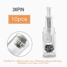오토 MTS 기계 니들 롤러 닥터펜 Ultima MTSpen 프로페셔널 무선 마이크로 니들링 스킨 케어 키트 Microneedle 가정용 뷰티 머신 $ PMS 도구 닥터 imp 펜, 36Pin 10개