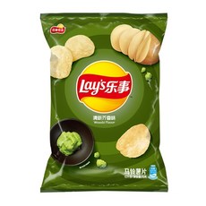 Lays 감자칩 특이한 맛 와사비맛 75g x 10봉, 10개