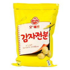 오뚜기 오쉐프 감자전분 1kg, 10개