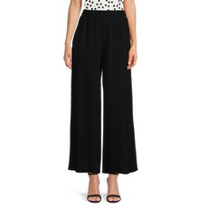 르네 C 와이드 레그 린넨 혼방 팬츠 BLACK 117251
