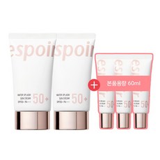 에스쁘아 [에스쁘아] 워터스플래쉬 선크림 60ml x 2개 (SPF50+ PA+++), 선택완료, 선택완료, 단품없음