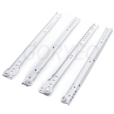 서랍장철레일백색450