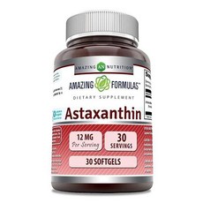 Amazing Formulas 아스타잔틴 12mg 소프트젤, 없음, 없음, 30정, 1개