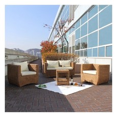 [사라방드] 몬트 이안 라탄소파세트B(2인용+1인용2개+협탁), 타입:몬트 이안 라탄소파세트B