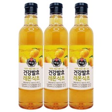 (상온)[백설]자연발효 레몬식초800mlx3, 800ml, 3개