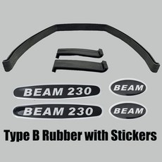 호환 빔200/230/260 무빙 헤드 커버 하우징 R7 5R 암 하우스 소형 루버디스플레이 사이드, 08 Stickers and Rubber