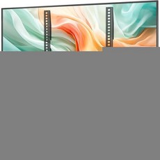 TOPRTV 65인치tv거치대 27-60 인치 TV 용 스탠드 거치대 걸이 걸게 높이 테이블 탑 88 파운드 수용 강화 유리베이스 교체 TV베이스 VESE 400x400mm