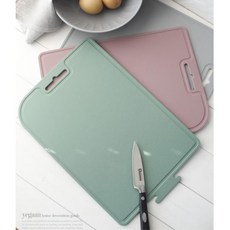 식기세척기 자외선소독 실리콘 중형도마 신소재 칼라, 다크핑크