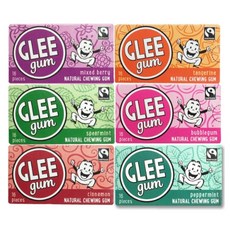 Glee Gum All Natural Variety Gum Pack 글리 올네츄럴 천연치클껌 모음 12팩