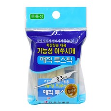 매직투스픽 매직투스픽 100P 1개 치간칫솔 치실 기능성 이쑤시개, 100개입