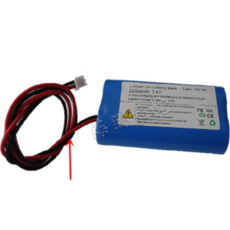 12v 리튬배터리 부품 캠핑 팩 버스킹 보조 배터리, 7.4V 2200mAh, 1개