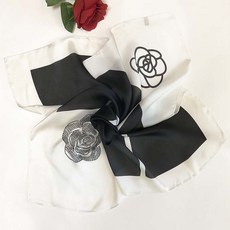 린디디 장미스카프 실크스카프 명품스타일스카프
