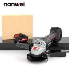 NANWEI 브러시리스 리튬 이온 앵글 연마기 무선 광택기 연마기 절단기 21V, 2) NW6100-40-1C - 125MM, 1개