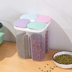 뚜껑 밀폐 항아리 곡물 국수 차 식품 보관 상자 신선도 유지 용, 1개, 1개입