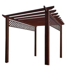 조립식 파고라 원목 야외 정자 테라스 그늘막 만들기