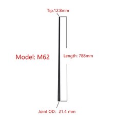 카본상대 당구큐 당구 상대 당구큐팁, 67.6+ VP2 Joint