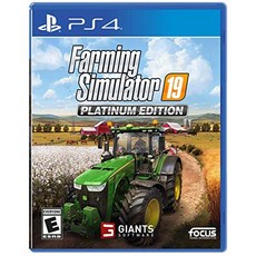 플스4 PS4 게임 타이틀 S366 Farming Simulator 19 Platinum Edition (PS4) - PlayStation 4, 상세 설명 참조0