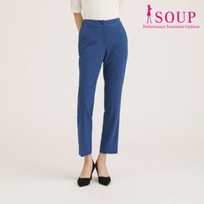 SOUP 엘라스틱 밴드 크롭 슬랙스(SU3LPV1)