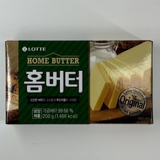 롯데 홈버터 200g 무염 버터 베이킹용 [아이스박스 무료포장], 18개 - 당케하임버터