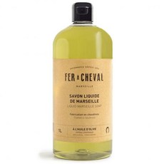 FER A CHEVAL 페라슈발 마르세유 올리브오일 리퀴드솝 액체비누 1L 전용펌프 포함, 1개