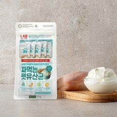 [건국우유] 짜먹는 펫 강아지 고양이 유산균 포스트바이오틱스 12g x 5개, 닭고기