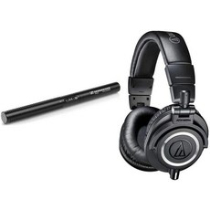 (관부가세별도) Sennheiser MKE 600 Shotgun Microphone Bundle w/ATH-M50x Pro Monitor Headphones-B00WFRS1PW, one colorone size