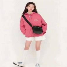2020 가을 겨울 한국 스타일 핫픽스 집업 오이오이 커플 루즈핏 기모 레터링 자수 후드 커플