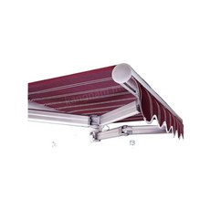 어닝 고정 개폐식 그늘막 썬룸 차양막 상가 수동어닝 가게 수동 캐노피, 3m x 2m 곡선 암 + 높은 방수 직물