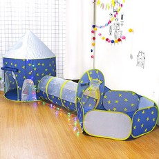 JC 3pcs 아이 우주 캡슐 놀이 천막-실내 옥외를위한 천막 갱도 공 구덩이, As Described