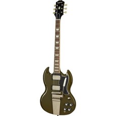 Epiphone 에피폰 SG 스탠다드 61 마에스트로 비브롤라 빈티지 체리, 올리브 드랍