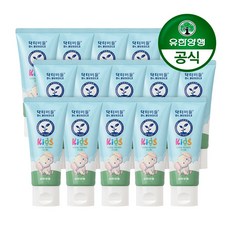 유한양행 닥터버들 어린이 치약 180g 포도향 3입 5개 총 15개