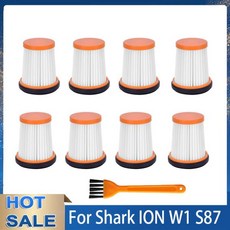 샤크 완백 ION W1 S87 용 필터 무선 핸드헬드 WV200 WV201 WV205 WV220 WV200C WV203C WV221 WV250 WV251 진공 부품, 2.8pcs