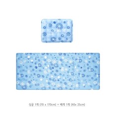 HULULU 여름 침대 냉감 얼음 아이스패드 특대형 쿨매트 + 베개