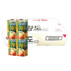 유동 황도슬라이스 400g 24개 1박스