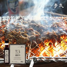 몽탄 짚불고기 180g 4팩 + 만능 불고기 소스 1병 증정, 4개