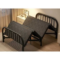 침대 철제 프레임 접이식 슈퍼 싱글 공간 절약 가구, 70CM X 190 CM