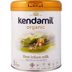 【800g 1개·신생아부터】Kendamil Organic (켄다밀 유기농) 1 First Infant Milk 팜유 프리 유아용 분유 [0개월부터] [영국 발송], 【800g 1개·신생아부터】Kendamil Organ