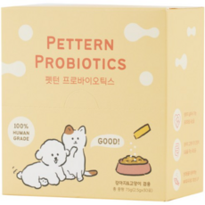  펫턴 반려동물 유산균 프로바이오틱스 2.5g x 30p, 북어맛, 2개 
