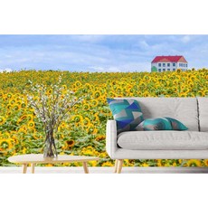 뮤럴벽지해바라기