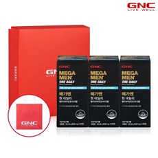 GNC 메가맨 원 데일리 멀티비타민 3개 선물세트, 단품, 단품