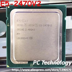 인텔 제온 프로세서 E5-2470V2 2.40GHz 10 코어 25MB V2 LGA1356 E5 95W OEM CPU, 한개옵션0