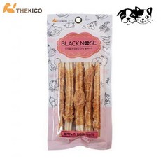 디자인그룹 티에스 더키코 블랙노즈 치킨말이스틱 80g 강아지 간식 덴탈껌, 1