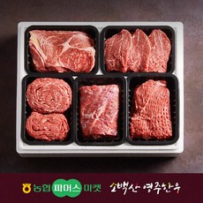 [냉장][농협영주한우]정성드림 정육혼합세트1호 (등심/안심/불고기/국거리(양지)/산적) / 3.0kg, 1세트
