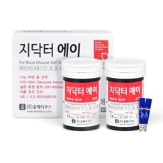 지닥터에이 혈당측정기 스트립 혈당 검사지 시험지 50매 1박스, 1개