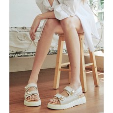 마크모크 신발 MAC MOC Blair 3Color 진주장식 벨크로샌들 5cm VEN198 RSK956