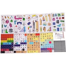 넘버블럭스스티커 매거진 Numberblocks 애니메이션 패턴 diy, 1개, C