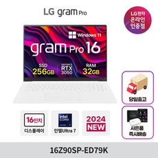 LG전자 그램 프로 16Z90SP-ED79K