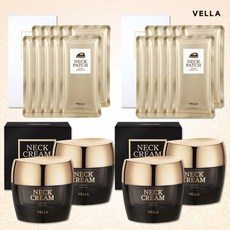 [VELLA] 주름개선 세트 넥크림 얼티메이트 에이지 킬러 4ea + 넥패치 프레스티지 링클 킬러 4set, 상세설명 참조, 선택01. 주름개선 세트